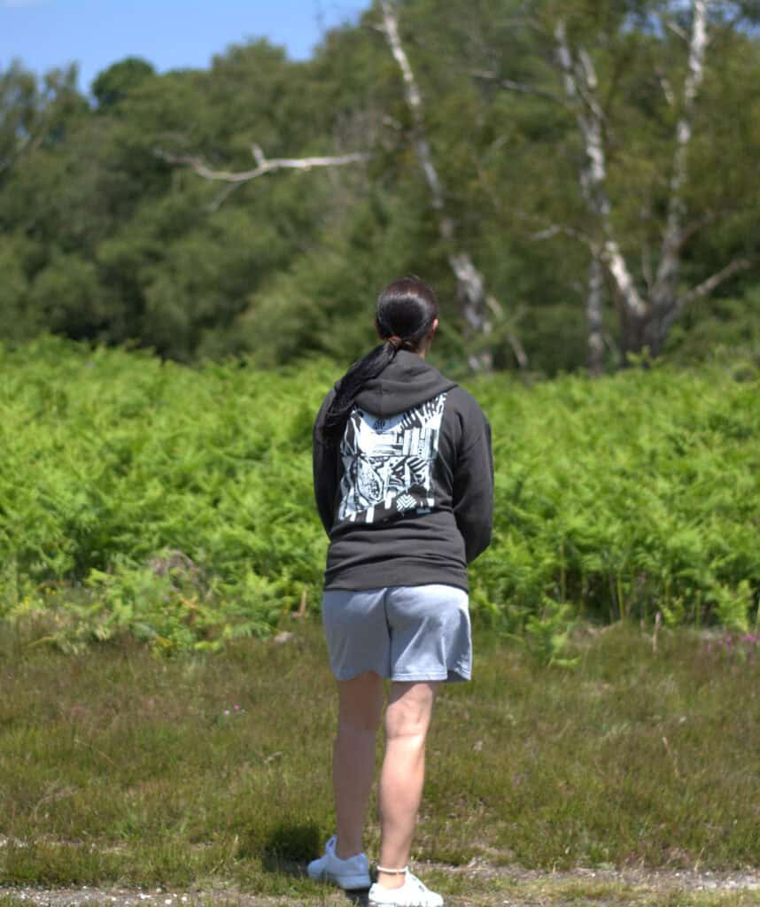 Zip up Hoodie – Charcoal