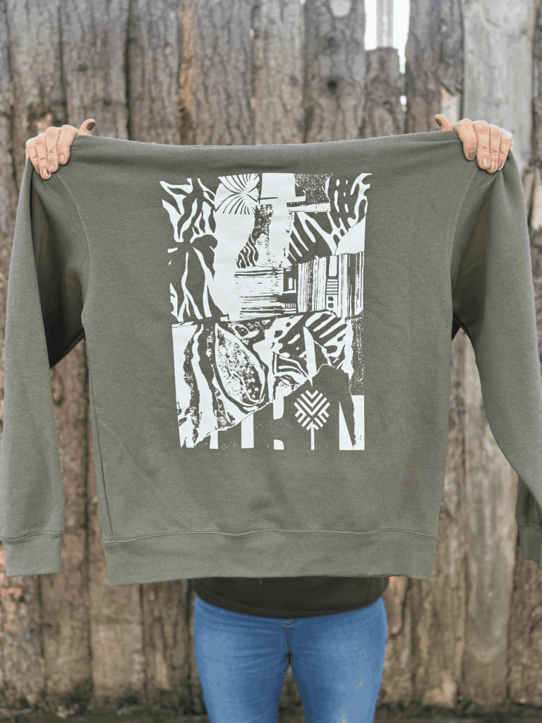 Zip up Hoodie – Olive Green